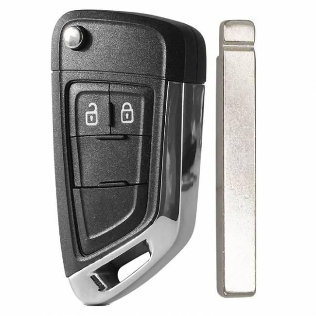 Корпус выкидного ключа CHEVROLET 2 кнопки OP-11 HU100, c лого — для бизнеса и офиса Корпус выкидного ключа CHEVROLET 2 кнопки OP-11 HU100, c лого — для бизнеса и офиса