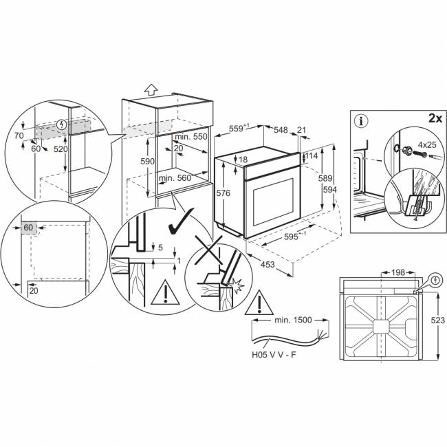 Встраиваемый духовой шкаф Electrolux LOE8F38X — для бизнеса и офиса Встраиваемый духовой шкаф Electrolux LOE8F38X — для бизнеса и офиса
