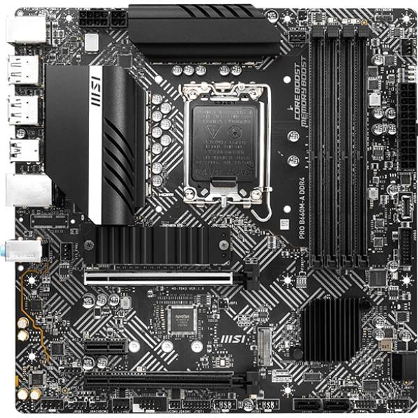 Материнская плата MSI PRO B660M-A DDR4 — для бизнеса и офиса Материнская плата MSI PRO B660M-A DDR4 — для бизнеса и офиса