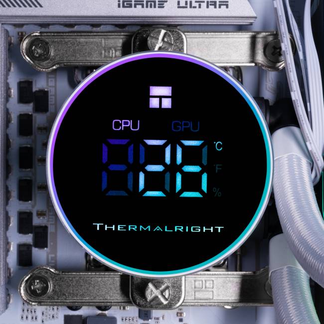 Система жидкостного охлаждения Thermalright Frozen Magic 360 Digital V2 White — для бизнеса и офиса