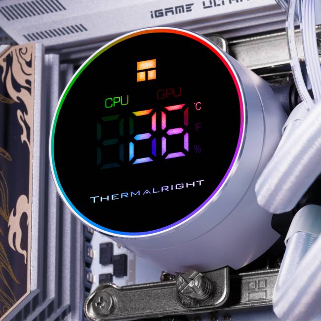 Система жидкостного охлаждения Thermalright Frozen Magic 360 Digital V2 White — для бизнеса и офиса