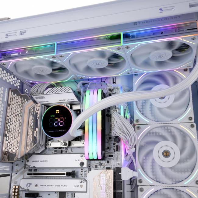 Система жидкостного охлаждения Thermalright Frozen Magic 360 Digital V2 White — для бизнеса и офиса