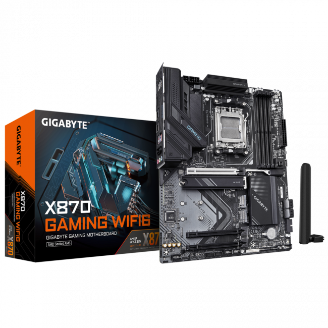 Материнская плата GIGABYTE X870 GAMING WIFI6 — для бизнеса и офиса