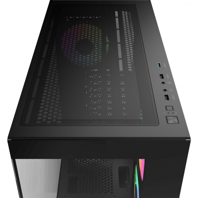 Корпус ПК без блока питания Ocypus Gamma-C72-BKD400XX-GL — для бизнеса и офиса