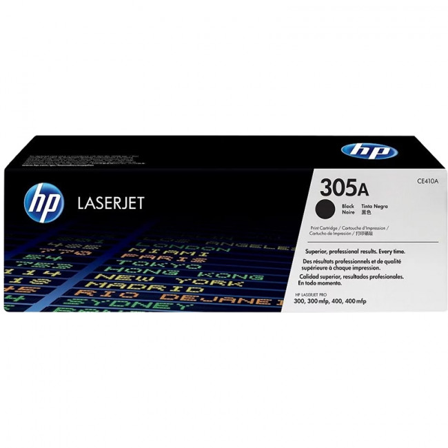 Тонер-картридж HP 305A Black Original LaserJet Toner Cartridge (CE410A) — для бизнеса и офиса