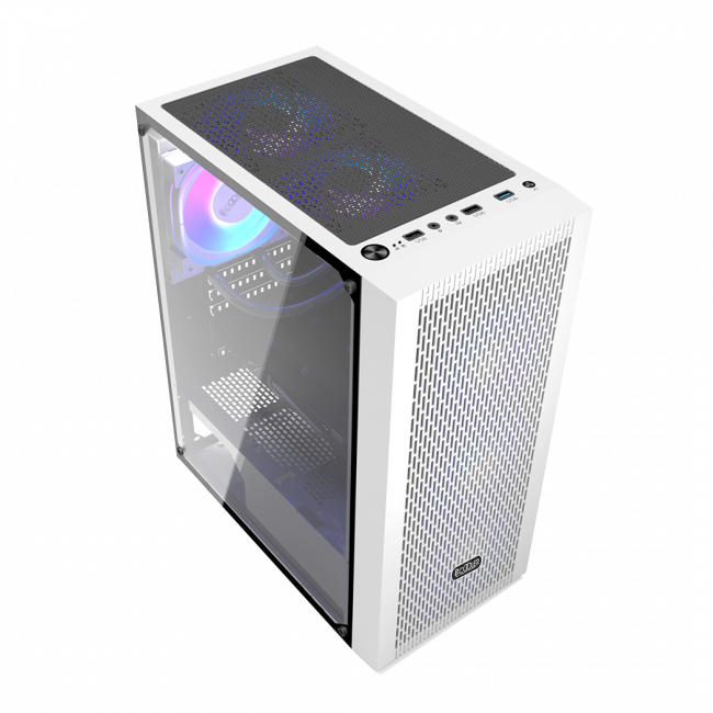 Корпус без блока питания PcCooler MA100 MESH WH — для бизнеса и офиса Корпус без блока питания PcCooler MA100 MESH WH — для бизнеса и офиса
