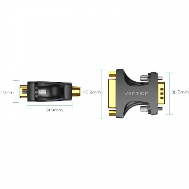 Адаптер-переходник Vention DVI-I 24+5F/ VGA 15M Адаптер-переходник Vention DVI-I 24+5F/VGA 15M (DDDB0) — для бизнеса и офиса Адаптер-переходник Vention DVI-I 24+5F/ VGA 15M Адаптер-переходник Vention DVI-I 24+5F/VGA 15M (DDDB0) — для бизнеса и офиса