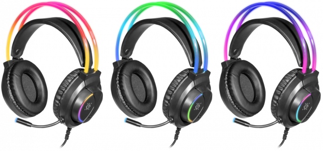 Defender Игровая гарнитура Flame черный, RGB, провод 2 м Defender 64555 — для бизнеса и офиса Defender Игровая гарнитура Flame черный, RGB, провод 2 м Defender 64555 — для бизнеса и офиса