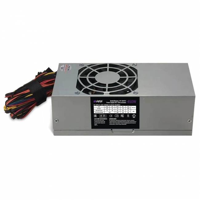 блок питания для ПК 450 Ватт HIPER HP-450TFX — для бизнеса и офиса