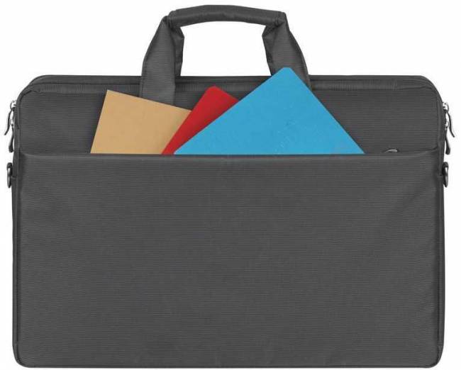 Сумка для ноутбука 17.3" Riva 8257 BLACK — для бизнеса и офиса Сумка для ноутбука 17.3" Riva 8257 BLACK — для бизнеса и офиса