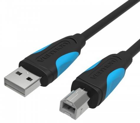 Кабель Vention USB 2.0 AM/BM - 5м. Черный Vention USB 2.0 Type-AM - USB 2.0 Type-BM 5м — для бизнеса и офиса Кабель Vention USB 2.0 AM/BM - 5м. Черный Vention USB 2.0 Type-AM - USB 2.0 Type-BM 5м — для бизнеса и офиса