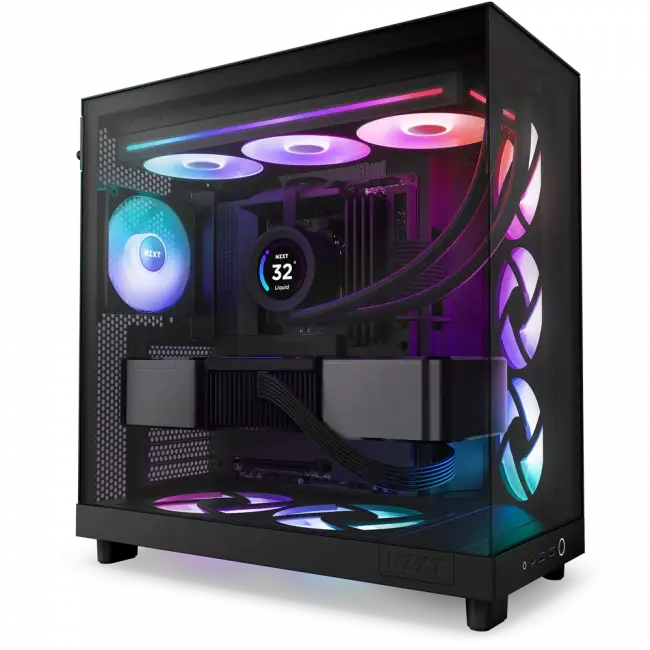 Кулер для корпуса ПК NZXT F360 RGB Core RF-U36HF-B1 — для бизнеса и офиса Кулер для корпуса ПК NZXT F360 RGB Core RF-U36HF-B1 — для бизнеса и офиса