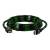 GCR Кабель 1.5m HDMI 2.0, BICOLOR нейлон, AL корпус черный, HDR 4:2:2, Ultra HD, 4K 60 fps 60Hz/5K*30Hz, 3D, AUDIO, 18.0 Гбит/с, 28AWG. GCR-52161 Greenconnect HDMI (m) - HDMI (m) 1.5м — для бизнеса и офиса