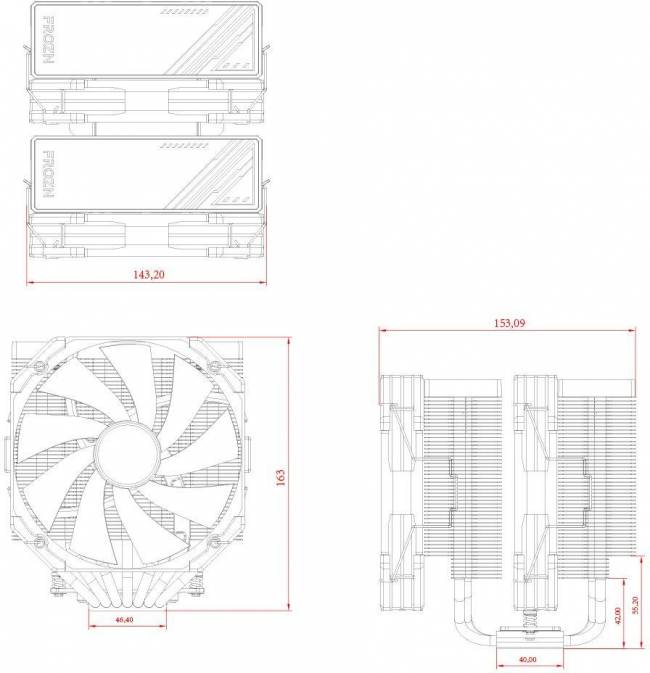 Устройство охлаждения(кулер) ID-COOLING FROZN A720 BLACK — для бизнеса и офиса Устройство охлаждения(кулер) ID-COOLING FROZN A720 BLACK — для бизнеса и офиса