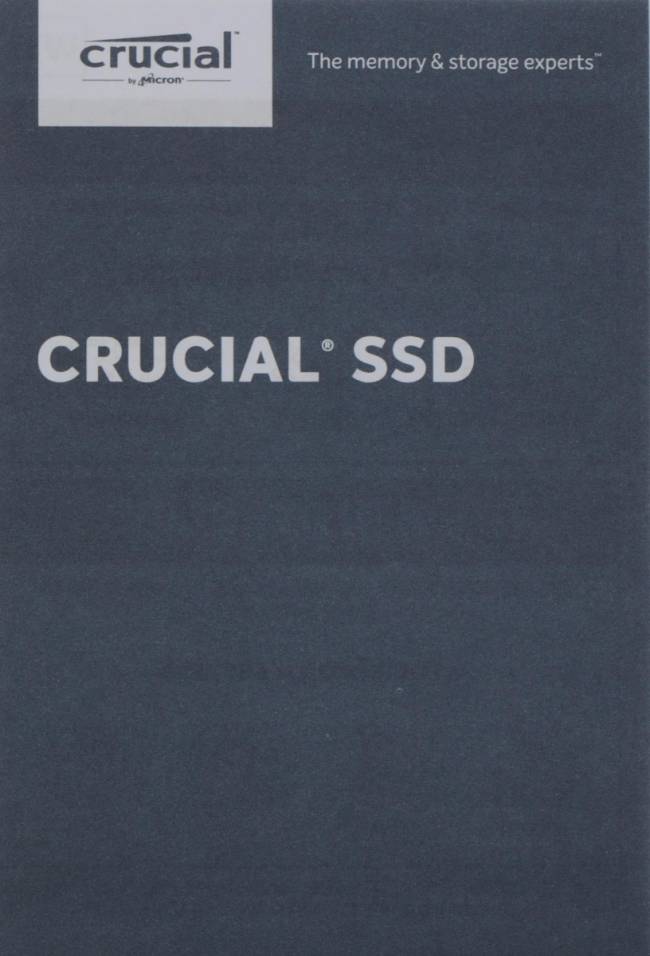Накопитель SSD Crucial CT500T500SSD8 — для бизнеса и офиса Накопитель SSD Crucial CT500T500SSD8 — для бизнеса и офиса