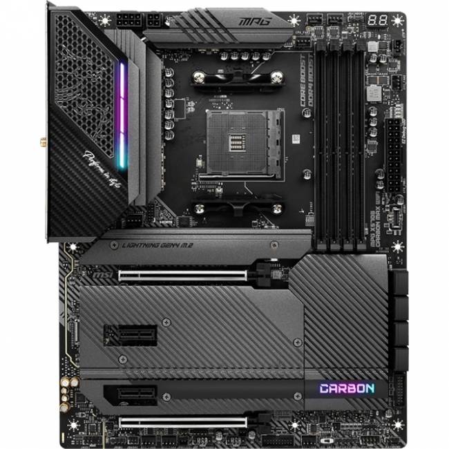 Материнская плата MSI MPG X570S CARBON MAX WIFI — для бизнеса и офиса Материнская плата MSI MPG X570S CARBON MAX WIFI — для бизнеса и офиса