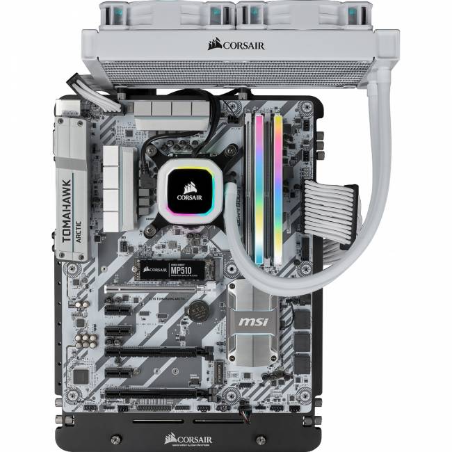 Память оперативная Corsair Vengeance RGB PRO SL CMH32GX4M2E3200C16W — для бизнеса и офиса Память оперативная Corsair Vengeance RGB PRO SL CMH32GX4M2E3200C16W — для бизнеса и офиса