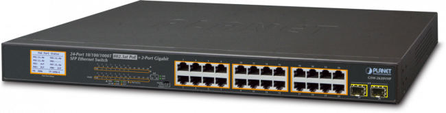коммутатор Planet GSW-2620VHP — для бизнеса и офиса коммутатор Planet GSW-2620VHP — для бизнеса и офиса
