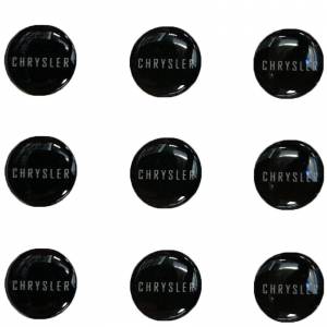 Логотип силиконовый 14 мм CHRYSLER