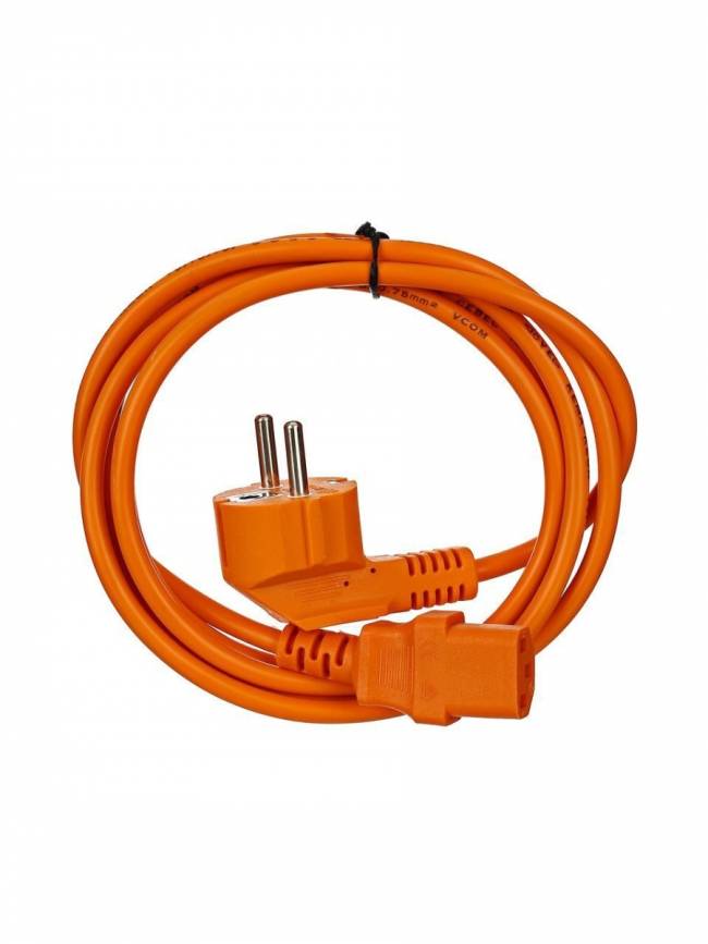 Кабель компьютер --> розетка 220V (угловая Евровилка) <VDE> 3G0,75mm2 VCOM {CE021-O} 1,8m, ОРАНЖЕВЫЙ VCOM CE021-CU0.75-1.8M-O — для бизнеса и офиса Кабель компьютер --> розетка 220V (угловая Евровилка) <VDE> 3G0,75mm2 VCOM {CE021-O} 1,8m, ОРАНЖЕВЫЙ VCOM CE021-CU0.75-1.8M-O — для бизнеса и офиса