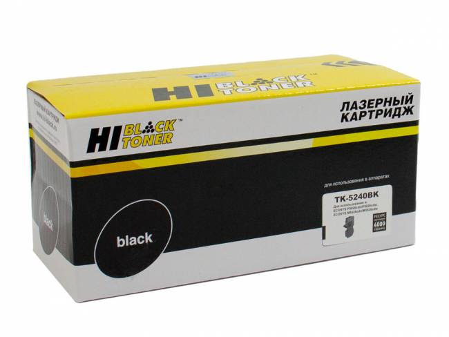 Тонер-картридж Hi-Black (HB-TK-5240Bk) для Kyocera P5026cdn/M5526cdn, Bk, 4K — для бизнеса и офиса Тонер-картридж Hi-Black (HB-TK-5240Bk) для Kyocera P5026cdn/M5526cdn, Bk, 4K — для бизнеса и офиса