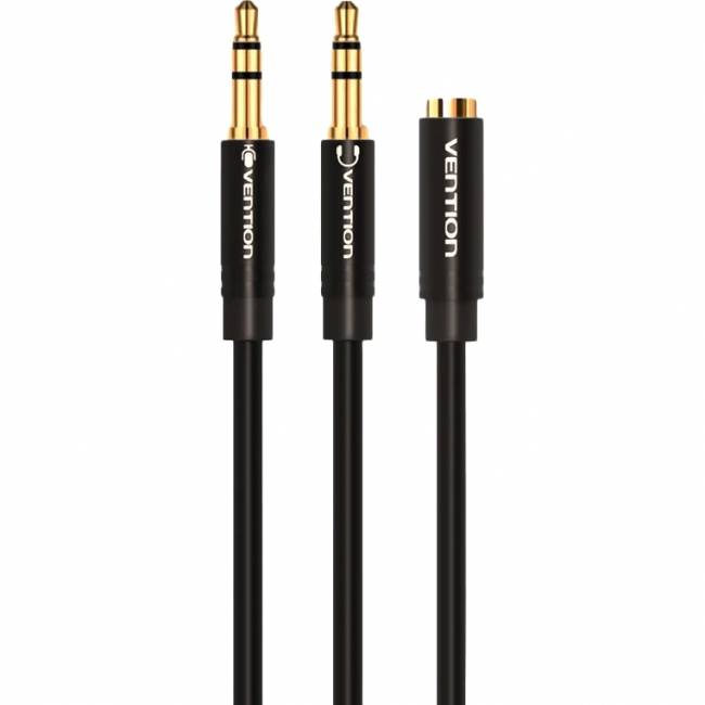 Переходник-разветвитель Vention гибкий Jack 3.5 mm F 4 pin/Jack 3.5 mm M x 2 - 1м Разветвитель Vention mini Jack 3.5 mm F/mini Jack 3.5 mm M x 2 - 1 м (BBDBF) — для бизнеса и офиса Переходник-разветвитель Vention гибкий Jack 3.5 mm F 4 pin/Jack 3.5 mm M x 2 - 1м Разветвитель Vention mini Jack 3.5 mm F/mini Jack 3.5 mm M x 2 - 1 м (BBDBF) — для бизнеса и офиса