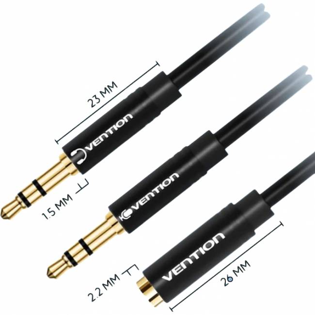 Переходник-разветвитель Vention гибкий Jack 3.5 mm F 4 pin/Jack 3.5 mm M x 2 - 1м Разветвитель Vention mini Jack 3.5 mm F/mini Jack 3.5 mm M x 2 - 1 м (BBDBF) — для бизнеса и офиса Переходник-разветвитель Vention гибкий Jack 3.5 mm F 4 pin/Jack 3.5 mm M x 2 - 1м Разветвитель Vention mini Jack 3.5 mm F/mini Jack 3.5 mm M x 2 - 1 м (BBDBF) — для бизнеса и офиса