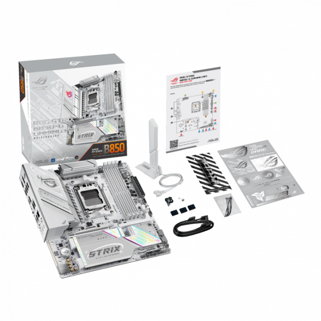 Материнская плата ASUS ROG STRIX B850-G GAMING WIFI — для бизнеса и офиса Материнская плата ASUS ROG STRIX B850-G GAMING WIFI — для бизнеса и офиса