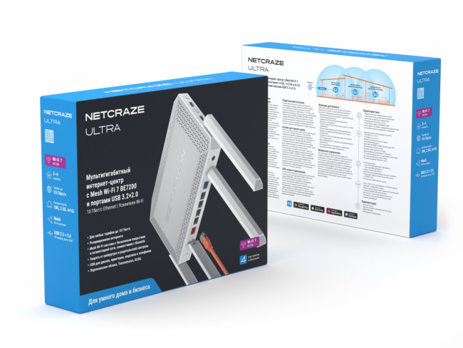 Маршрутизатор Netcraze Ultra NC-1812 — для бизнеса и офиса
