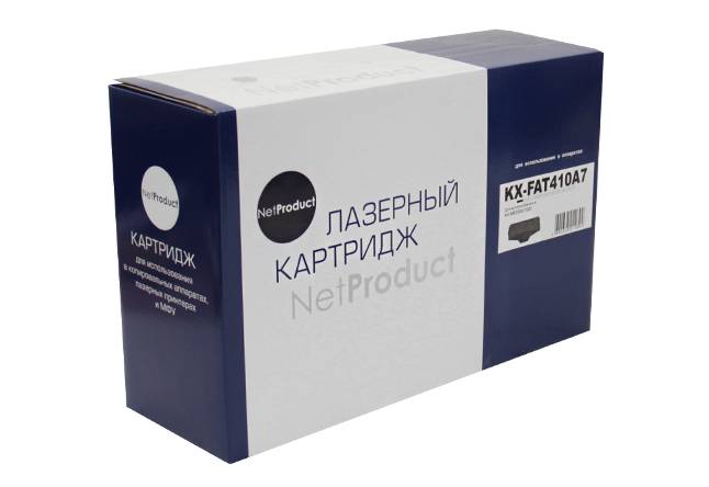 Картридж NetProduct (N-KX-FAT410A7) для Panasonic KX-MB1500/1520, 2,5K — для бизнеса и офиса Картридж NetProduct (N-KX-FAT410A7) для Panasonic KX-MB1500/1520, 2,5K — для бизнеса и офиса
