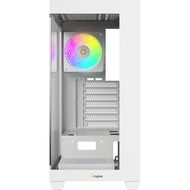 Корпус ПК без блока питания Ocypus Gamma-C72-WHD400XX-GL — для бизнеса и офиса