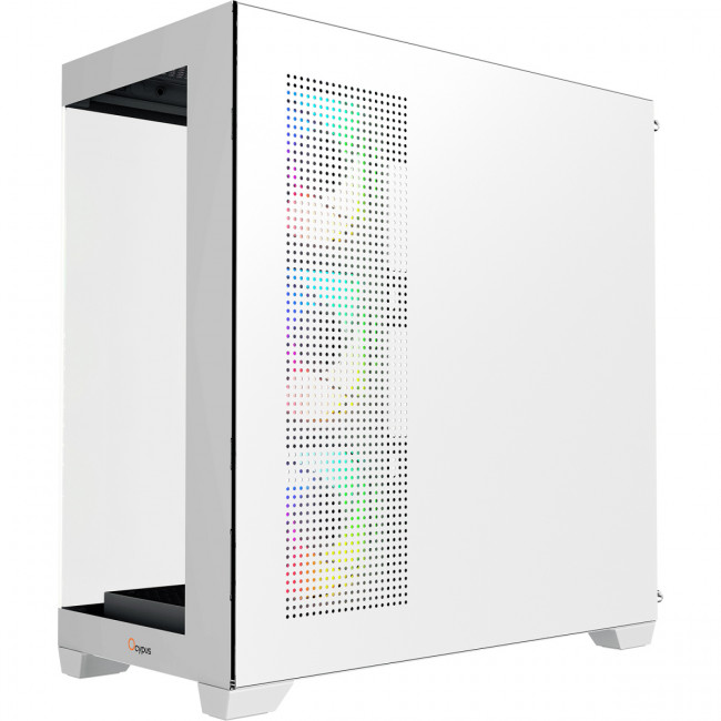 Корпус ПК без блока питания Ocypus Gamma-C72-WHD400XX-GL — для бизнеса и офиса