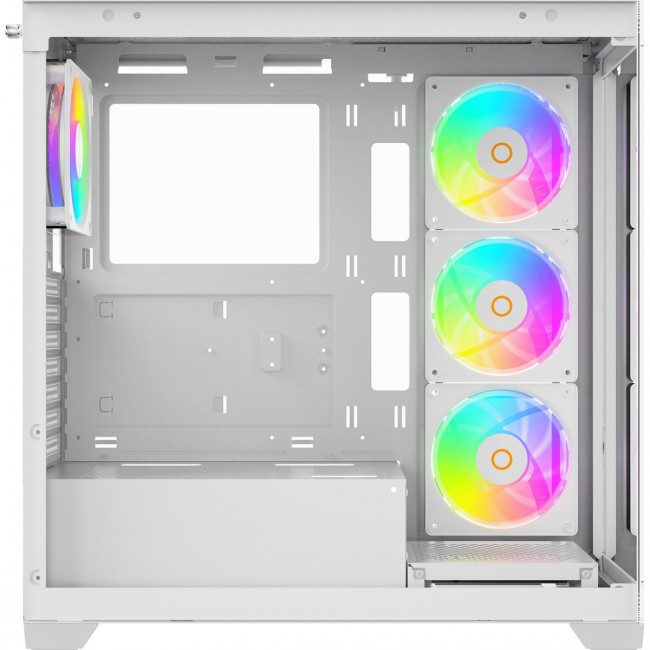 Корпус ПК без блока питания Ocypus Gamma-C72-WHD400XX-GL — для бизнеса и офиса