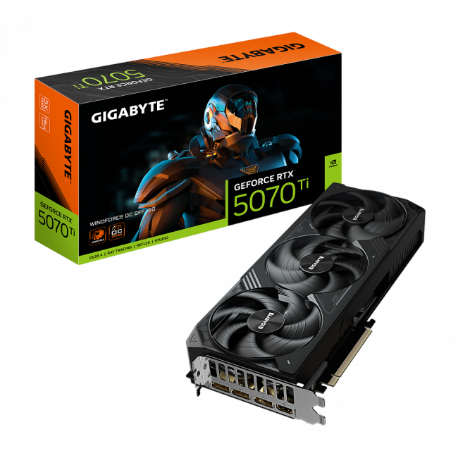Видеокарта GIGABYTE GV-N507TWF3OC-16GD — для бизнеса и офиса Видеокарта GIGABYTE GV-N507TWF3OC-16GD — для бизнеса и офиса