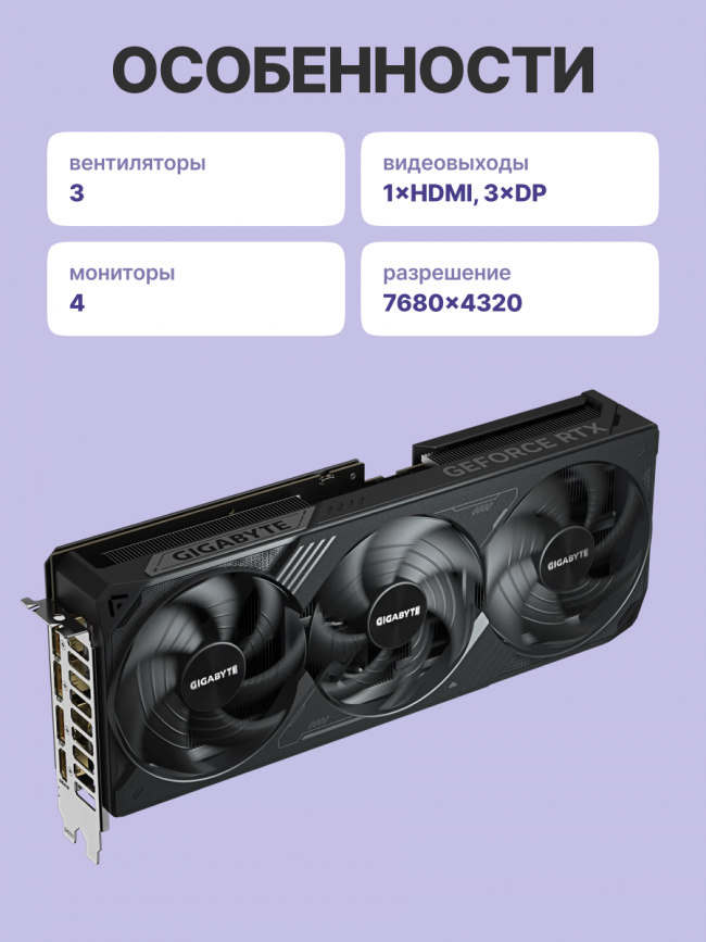 Видеокарта GIGABYTE GV-N507TWF3OC-16GD — для бизнеса и офиса Видеокарта GIGABYTE GV-N507TWF3OC-16GD — для бизнеса и офиса