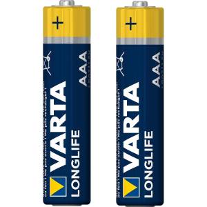 Батарейка Varta LONGLIFE LR03 AAA BL6 Alkaline 1.5V (4103) (6/60/300) (6 шт.) Varta LONGLIFE LR03 AAA (04103101416)