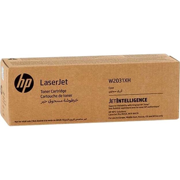 Тонер-картридж HP Cyan Contract Original LaserJet Toner Cartridge (W2031XH) — для бизнеса и офиса Тонер-картридж HP Cyan Contract Original LaserJet Toner Cartridge (W2031XH) — для бизнеса и офиса