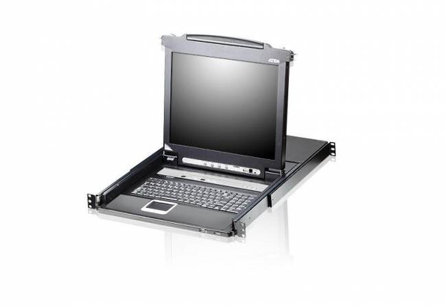 8-портовый KVM-переключатель с ЖК-дисплеем Slideaway/ATEN ATEN CL5708MR — для бизнеса и офиса 8-портовый KVM-переключатель с ЖК-дисплеем Slideaway/ATEN ATEN CL5708MR — для бизнеса и офиса