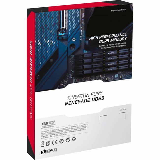 Память оперативная Kingston FURY Renegade KF564C32RSK2-64 — для бизнеса и офиса Память оперативная Kingston FURY Renegade KF564C32RSK2-64 — для бизнеса и офиса