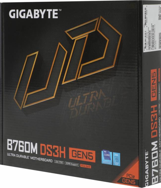 Материнская плата Gigabyte B760M DS3H GEN5 — для бизнеса и офиса Материнская плата Gigabyte B760M DS3H GEN5 — для бизнеса и офиса