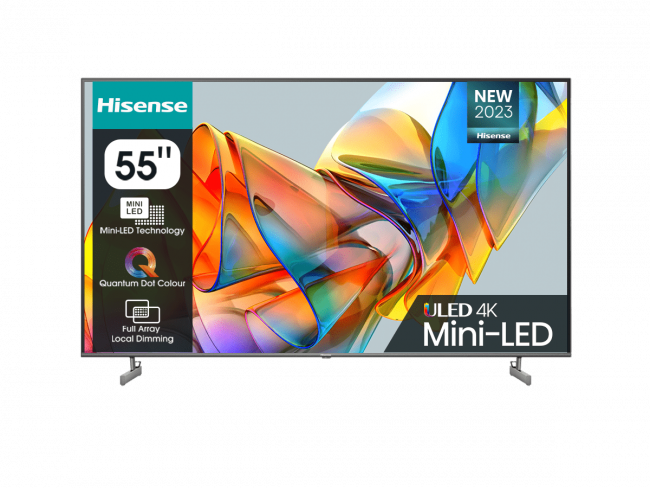 Телевизор Mini LED 55'' Hisense Hisense 55U6KQ — для бизнеса и офиса Телевизор Mini LED 55'' Hisense Hisense 55U6KQ — для бизнеса и офиса