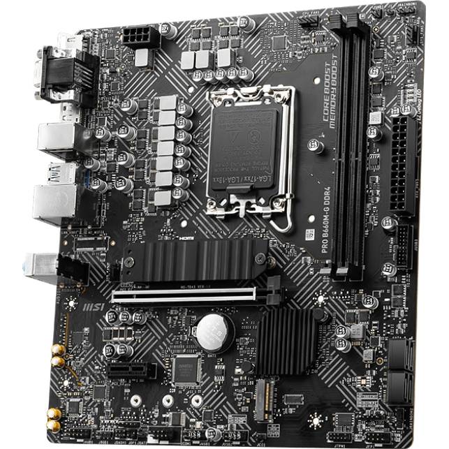 Материнская плата MSI PRO B660M-G DDR4 — для бизнеса и офиса Материнская плата MSI PRO B660M-G DDR4 — для бизнеса и офиса