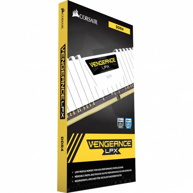 Память оперативная Corsair Vengeance LPX CMK16GX4M2B3200C16W — для бизнеса и офиса Память оперативная Corsair Vengeance LPX CMK16GX4M2B3200C16W — для бизнеса и офиса