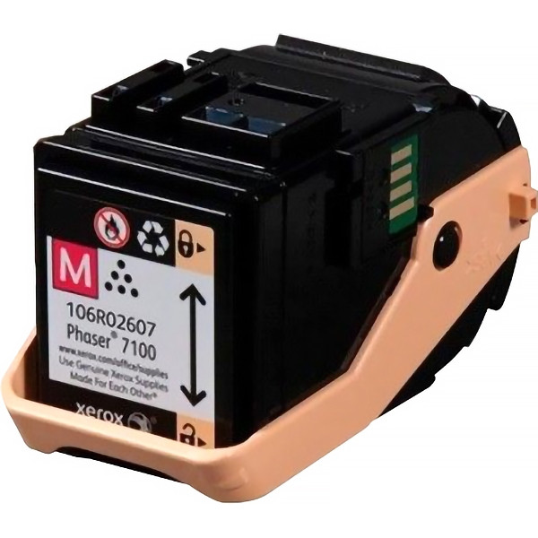 Тонер-картридж пурпурный Ph7100 Xerox 106R02607 — для бизнеса и офиса Тонер-картридж пурпурный Ph7100 Xerox 106R02607 — для бизнеса и офиса