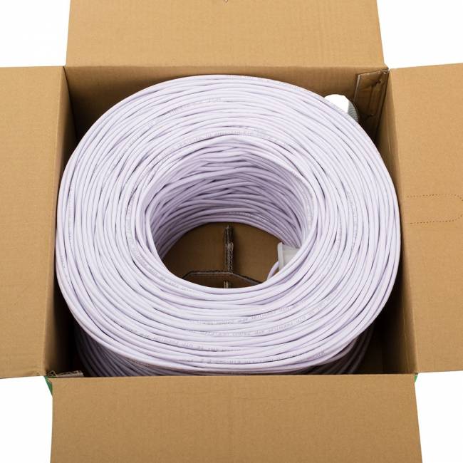 Витая пара UTP cat 6 (CU, 0.5 mm, 305 m) медь ATcom AT4377 — для бизнеса и офиса