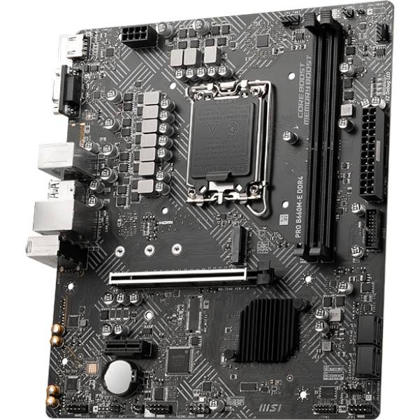 Материнская плата MSI PRO B660M-E DDR4 — для бизнеса и офиса Материнская плата MSI PRO B660M-E DDR4 — для бизнеса и офиса