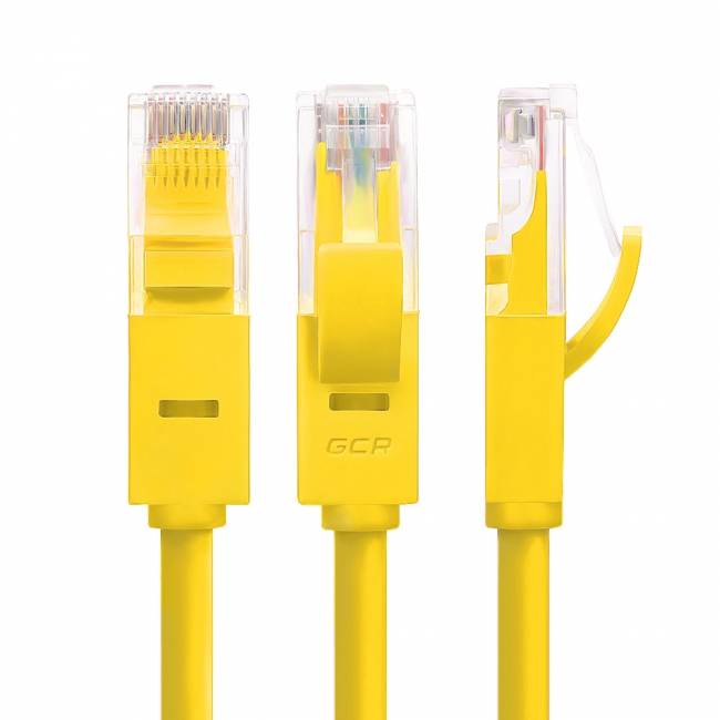 Greenconnect Патч-корд прямой 3.0m UTP кат.6, желтый, 24 AWG, литой, GCR-LNC602-3.0m, ethernet high speed, RJ45, T568B Greenconnect RJ45(m) - RJ45(m) Cat. 6 UTP PVC 3м жёлтый — для бизнеса и офиса Greenconnect Патч-корд прямой 3.0m UTP кат.6, желтый, 24 AWG, литой, GCR-LNC602-3.0m, ethernet high speed, RJ45, T568B Greenconnect RJ45(m) - RJ45(m) Cat. 6 UTP PVC 3м жёлтый — для бизнеса и офиса