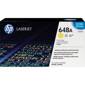 Тонер-картридж HP 648A Yellow Color LaserJet Print Cartridge (CE262A)
