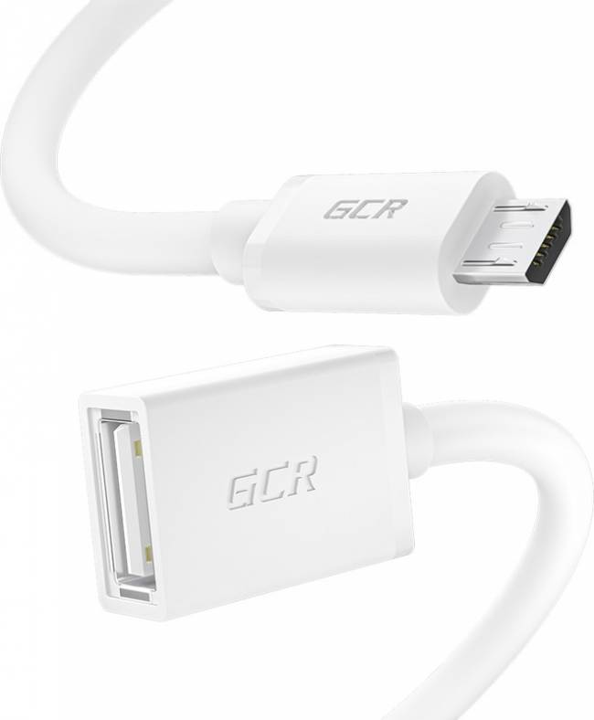 GCR Адаптер переходник OTG 1.0m USB, microB 5pin/AF, белый, 28/28 AWG, экран, морозостойкий. GCR-52209 Greenconnect GCR-52209 — для бизнеса и офиса GCR Адаптер переходник OTG 1.0m USB, microB 5pin/AF, белый, 28/28 AWG, экран, морозостойкий. GCR-52209 Greenconnect GCR-52209 — для бизнеса и офиса