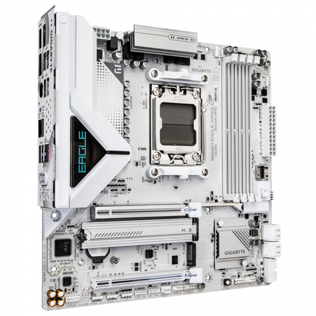 Материнская плата GIGABYTE B850M EAGLE WF6E ICE — для бизнеса и офиса Материнская плата GIGABYTE B850M EAGLE WF6E ICE — для бизнеса и офиса